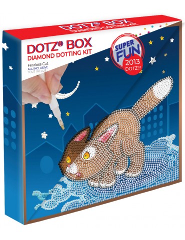 FEARLESS CAT DOTZ IN BOX DIAMOND DOTZ COD: DBX.013-DIAMOND DOTZ
